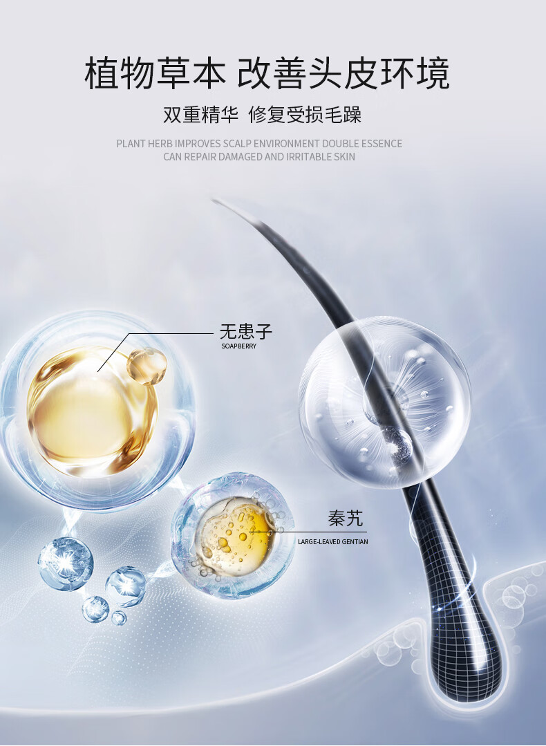 男士去屑洗發水 無硅油去屑洗發水